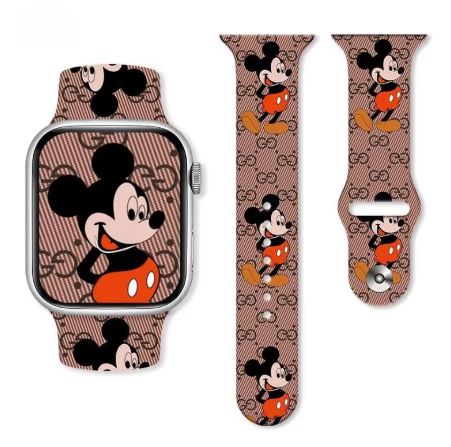 Brown Mickey Mouse Apple Watch Strap