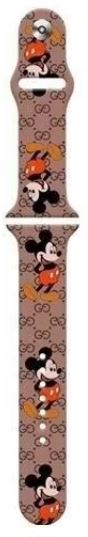 Brown Mickey Mouse Apple Watch Strap