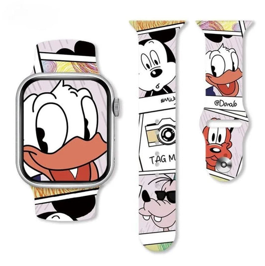 Colorful Apple Watch Strap Disney Characters